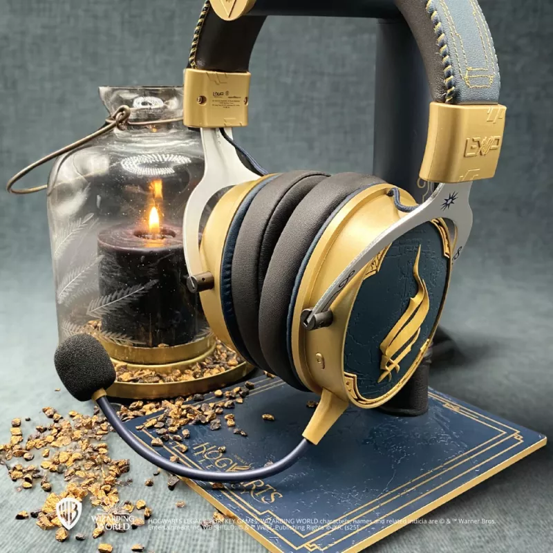 Lexip Assassin's Creed Shadows Headset-Ständer - X Ubisoft, Headset-Ständer, Blau, Gold