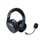 Lexip Metaltech Headset – Kabellos, niedrige Latenz, 32 h Akkulaufzeit – Kobaltblau