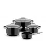 WMF 05.1869.5290 Kochtopf Schwarz