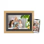 Braun DigiFrame 10B digitaler Bilderrahmen Schwarz, Holz 25,6 cm (10,1 Zoll) Touchscreen Wi-Fi