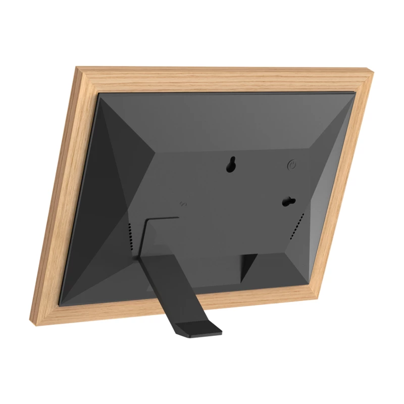 Braun DigiFrame 10B digitaler Bilderrahmen Schwarz, Holz 25,6 cm (10,1 Zoll) Touchscreen Wi-Fi