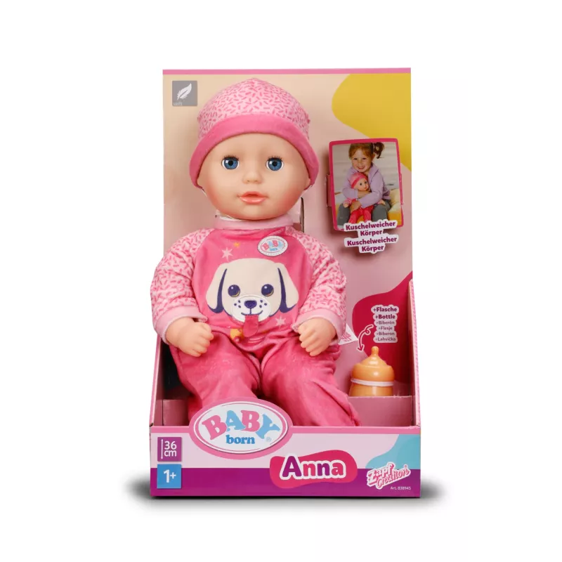 BABY born Anna Pink 36cm, Babypuppe, Weiblich, 3 Jahr(e), Junge/Mädchen, 360 mm, Mehrfarbig