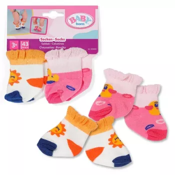 BABY born Socken 2er-Set sortiert 43cm Puppensocken
