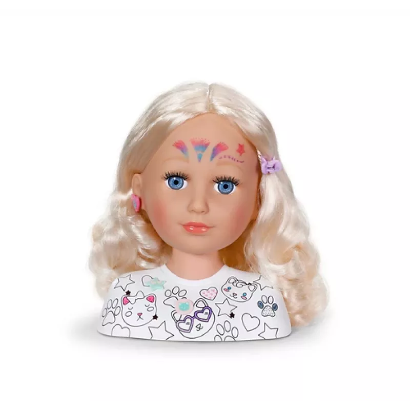 BABY born Styling Head Paint Artist, Make-up-/Styling-Puppenkopf, weiblich, 3 Jahr(e), Junge/Mädchen, Mehrfarbig
