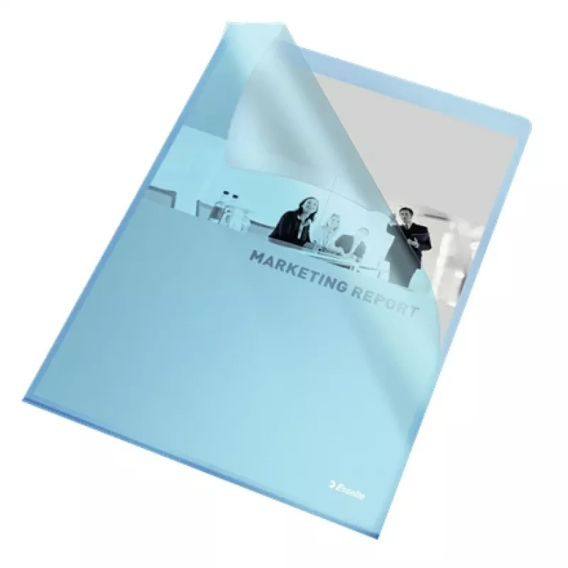Esselte Ordner 105my A4 100er-Box, A4, Polypropylen (PP), Blau, Hochformat, 220 mm, 1 mm