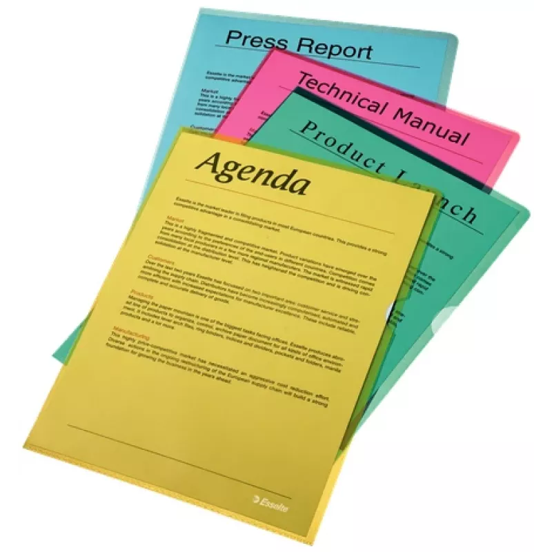 Esselte Folder 105my A4 Box of 100