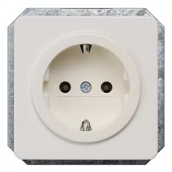 Siemens 5UB1403 Steckdose Typ F Weiß