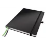 Leitz Notebook Complete A4 kariert 96 Gramm 80 Blatt, Schwarz, A4, 80 Blatt, 96 g/m², kariertes Papier, Hardcover