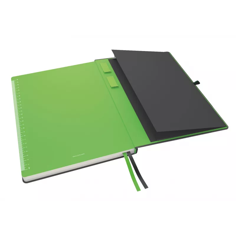 Leitz Notebook Complete A4 liniert 96 g 80 Blatt, Schwarz, A4, Hardcover