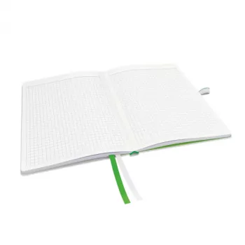 Leitz Notebook Complete A5 kariert 96 g 80 Blatt, Schwarz, A5, 80 Blatt, 96 g/m², kariertes Papier, Hardcover