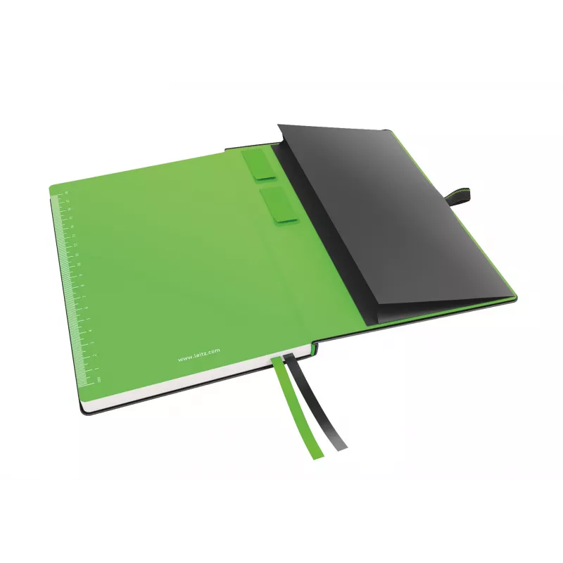 Leitz Notizbuch Complete A5 liniert 96 g 80 Blatt, Schwarz, A5, Hardcover
