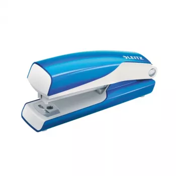 Leitz NeXXt WOW Metal Mini-Hefter, 10 Blatt, Blau, Weiß, P2, Metall, 80 g/m², 3,5 cm