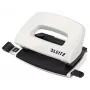 Leitz NeXXt Locher WOW Mini 2-fach / 10 Blatt, 10 Blatt, Weiß, Schwarz, Kunststoff, 8 cm, 5,5 mm