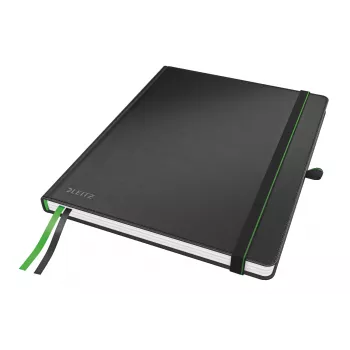Leitz Notebook Complete iPad-Größe liniert 96 g 80 Blatt, Schwarz, Hardcover