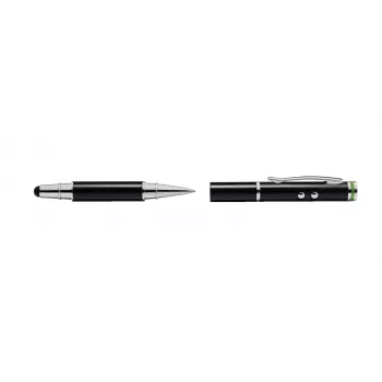Leitz Stylus pens 4 in one Complete für Touchscreen-Geräte, Universal, Markenkompatibilität, Schwarz, iPad, Messing, Silikon, LR41