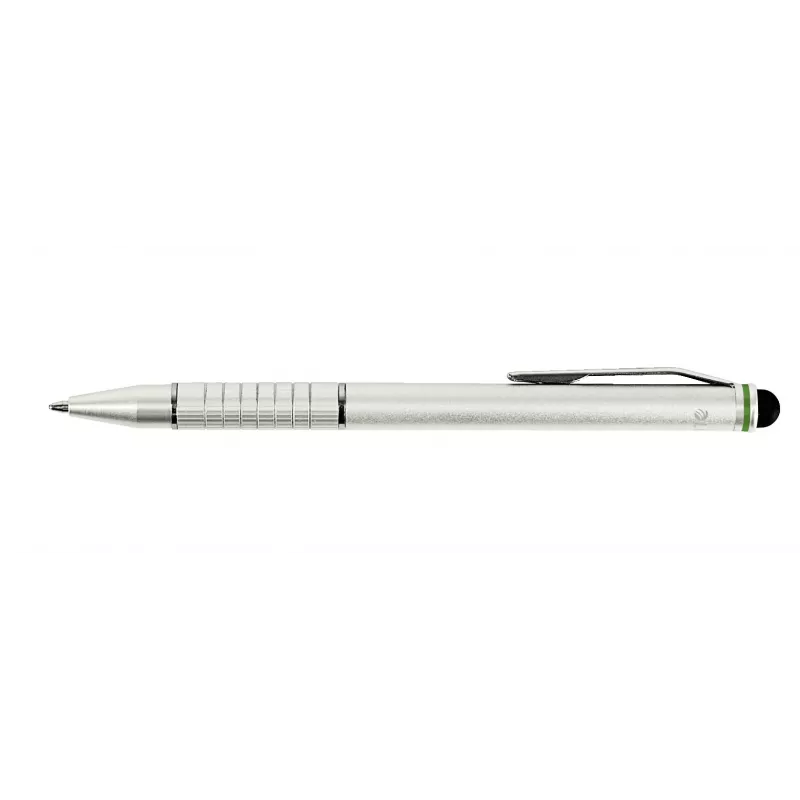 Leitz Stylus-Stifte 2-in-1 Complete für Touchscreen-Geräte, Universal, Alle Marken, Silber, iPad, Aluminium, Silikon, 10 g