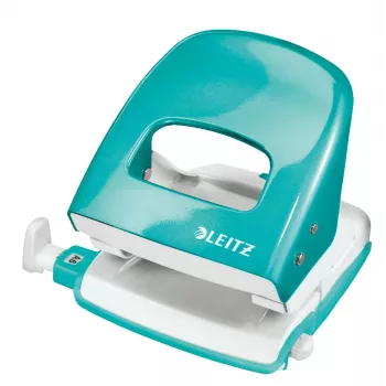 Leitz NeXXt Locher WOW 5008 Metall 2-fach / 30 Blatt, 30 Blatt, Blau, Weiß, Metall, 8 cm, 5,5 mm, A6