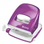 Leitz NeXXt Locher WOW 5008 Metall 2-fach / 30 Blatt, 30 Blatt, Lila, Metall, 8 cm, 5,5 mm, A5