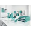 Leitz WOW Heftzange, 15 Blatt, Türkis, P2, Nr. 10, 80 g/m², 4,95 cm, Hintere