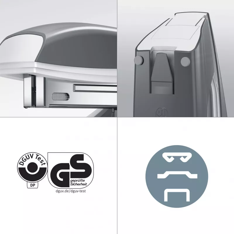 Leitz Stapler WOW 5502 Metall 30 Blatt, 30 Blatt, Lila, P3, Metall, Kunststoff, 80 g/m², 4 cm