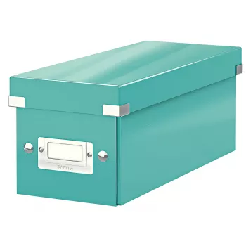 Leitz Click & Store WOW CD-Aufbewahrungsbox, Türkis, Karton, 143 mm, 352 mm, 136 mm, 440 g