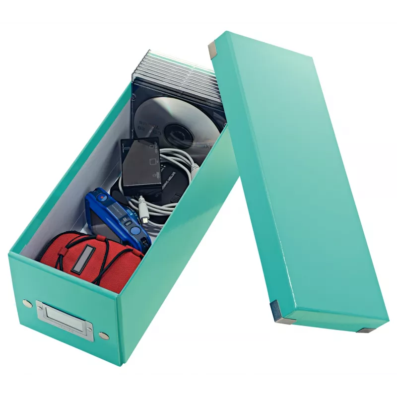 Leitz Click & Store WOW CD-Aufbewahrungsbox, Türkis, Karton, 143 mm, 352 mm, 136 mm, 440 g