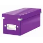 Leitz Click & Store WOW CD-Aufbewahrungsbox, Lila, Karton, 440 g