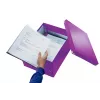 Leitz Click & Store WOW Medium Storage Box, lila, Karton, 16,7 L, 281 mm, 200 mm, 265 x 335 x 188 mm