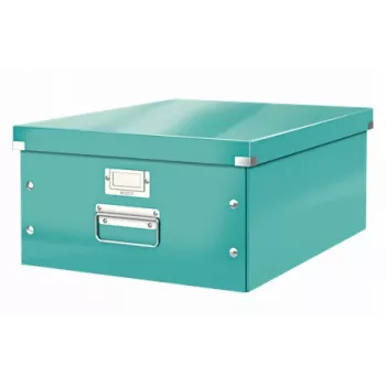 Leitz Click & Store WOW Große Aufbewahrungsbox, Türkis, Karton, 29,6 L, 1,28 kg, 1 Stk.