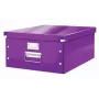 Leitz Click & Store WOW Large Storage Box, Violett, Karton, 1,28 kg