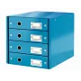 Leitz Click & Store WOW Schubladenschrank (4 Schubladen), Blau, Karton, 2,49 kg