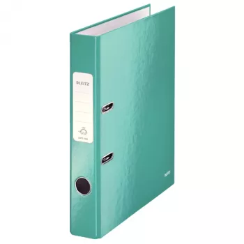 Leitz Lever Arch File 180° WOW POB/Laminated A4/50mm, A4, Carton, Türkis, 350 Blatt, 80 g/m², 5 cm