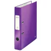 Leitz Lever Arch File 180° WOW POB/Laminated A4/50mm, A4, Karton, Lila, 350 Blatt, 80 g/m², 5 cm