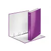 Leitz Ringbinder WOW Laminierte A4+ 4DR/25mm, A4, Karton, Metallic, Violett, 230 Blatt, 80 g/m², 2,5 cm