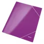 Leitz 3-Klapp-Mappe WOW Karte/POB A4, A4, Polypropylen (PP), Violett, 250 Blatt, 80 g/m², Papier
