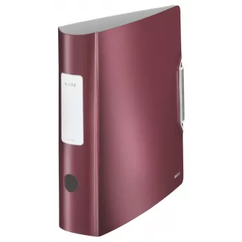 Leitz 180° Aktivstil PP-Hebelordner A4/80mm, A4, Polyfoam, Rot, 500 Blatt, 80 g/m², 8,2 cm