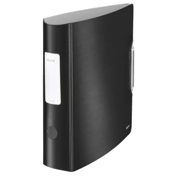 Leitz Aktenordner 180° Active Style PP A4/80 mm, A4, Polyfoam, Schwarz, 500 Blatt, 80 g/m², 8,2 cm