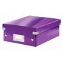 Leitz Organizer Box Click & Store WOW Klein, Lila, Karton, 600 g