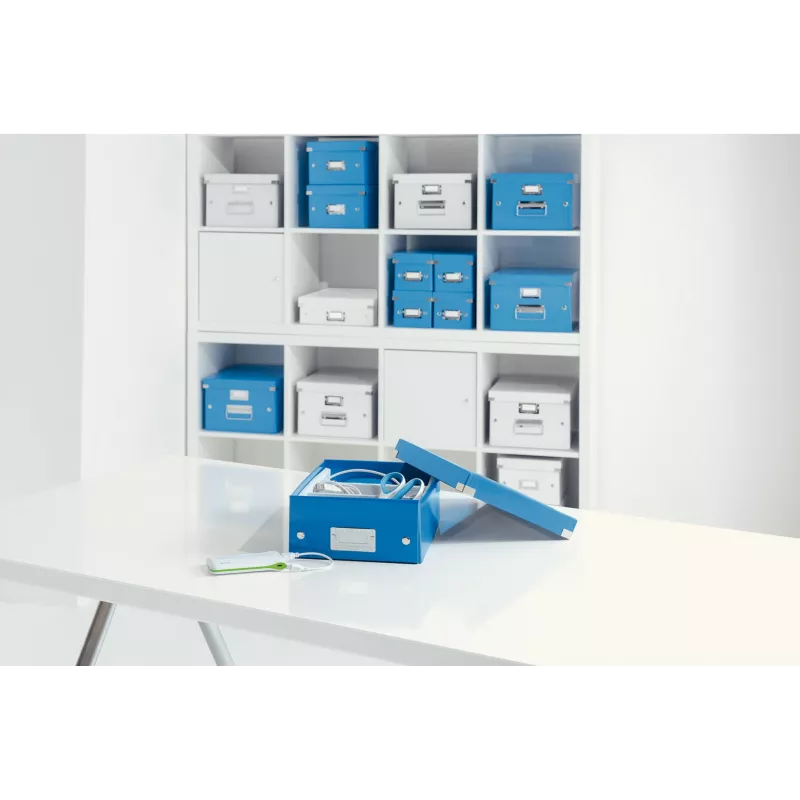 Leitz Click & Store WOW mittlere Aufbewahrungsbox, Blau, Karton, 880 g