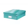 Leitz Click & Store WOW Medium Organiser Box, Blau, Karton, 880 g