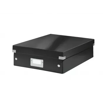 Leitz Click & Store WOW Medium Organizer-Box, Schwarz, Karton, 880 g