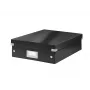 Leitz Click & Store WOW Medium Organizer-Box, Schwarz, Karton, 880 g