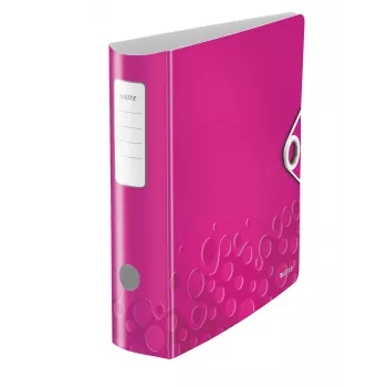 Leitz Lever Arch File Active PP WOW A4/80mm, A4, Polyfoam, Rose, 500 Blatt, 80 g/m², 8,2 cm