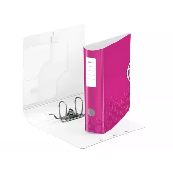 Leitz Lever Arch File Active PP WOW A4/80mm, A4, Polyfoam, Rose, 500 Blatt, 80 g/m², 8,2 cm