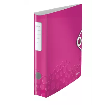 Leitz Ordner Active PP WOW A4/65mm, A4, Polyfoam, Rose, 350 Blatt, 80 g/m², 6,5 cm