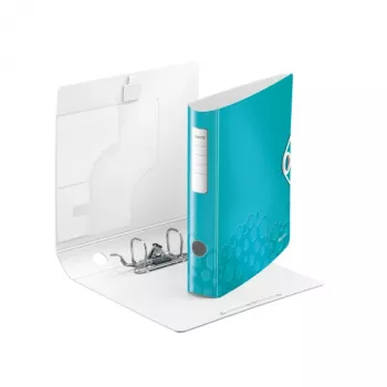 Leitz Lever Arch File Active PP WOW A4/65mm, A4, Polyfoam, Blau, 350 Blatt, 80 g/m², 6,5 cm
