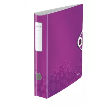 Leitz Hebelordner Active PP WOW A4/65mm, A4, Polyfoam, Lila, 350 Blatt, 80 g/m², 6,5 cm