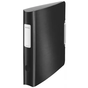 Leitz Hebelordner 180° Active Style PP A4/60mm, A4, Polyfoam, Schwarz, 350 Blatt, 80 g/m², 6,5 cm