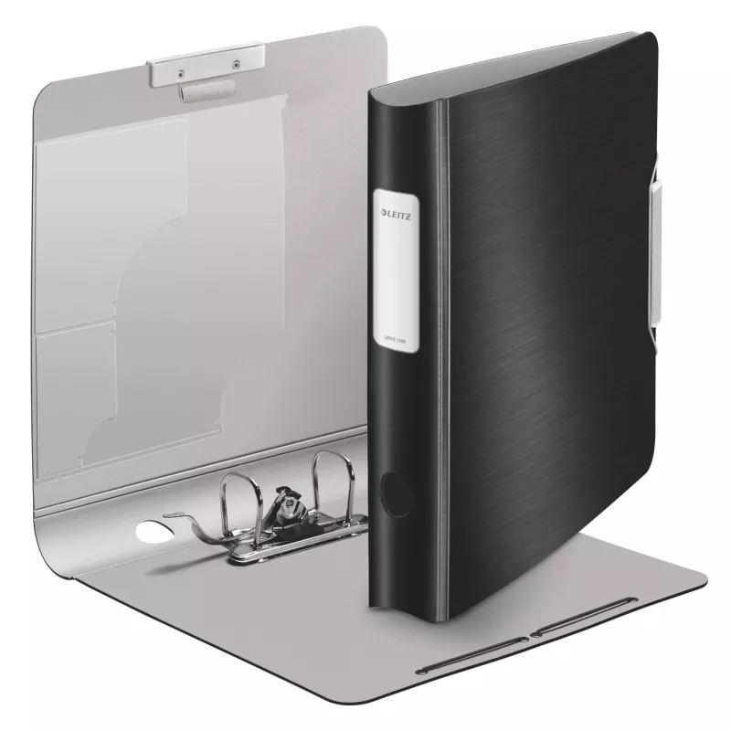 Leitz Hebelordner 180° Active Style PP A4/60mm, A4, Polyfoam, Schwarz, 350 Blatt, 80 g/m², 6,5 cm