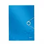Leitz 3-Klappen-Mappe WOW PP A4, A4, Polypropylen (PP), Blau, Metallic, Hochformat, 150 Blatt, 235 mm